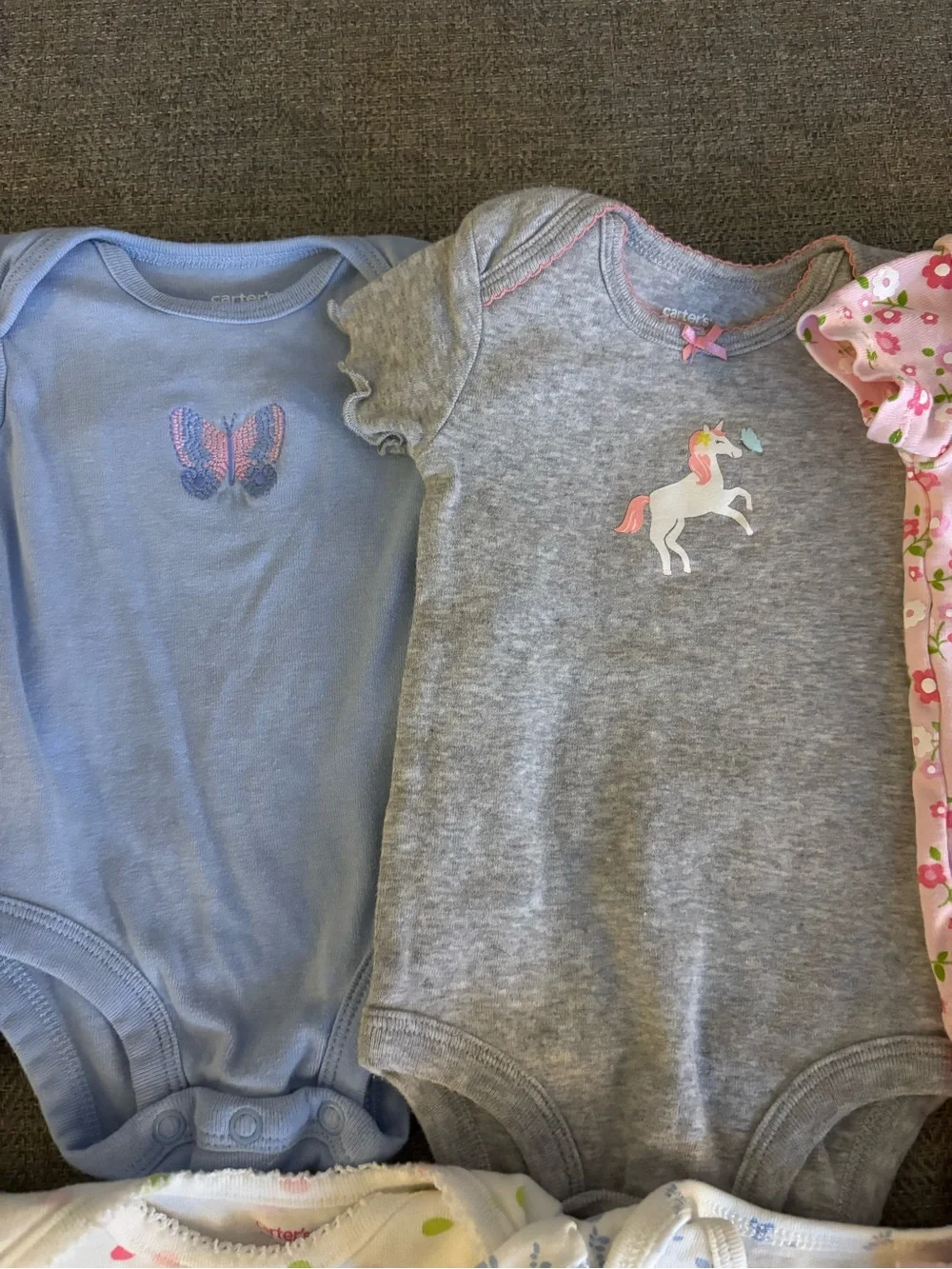 Carter’s Baby Girl Onesies Bundle - 3 months